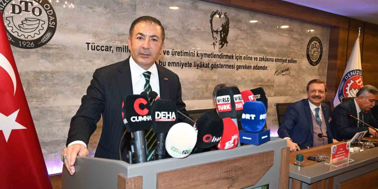 TOBB Başkanı Hisarcıklıoğlu’ndan DTO Başkanı Erdoğan’a övgü üstüne övgü