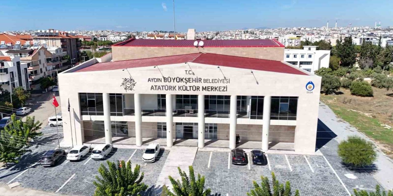 Aydın Büyükşehir Belediyesi Atatürk Kültür Merkezi Didim’de hizmete açıldı