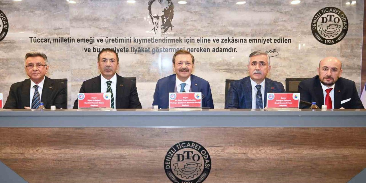 Denizli’den Ankara’ya seslenen Hisarcıklıoğlu üyelerinin KDV alacağını istedi