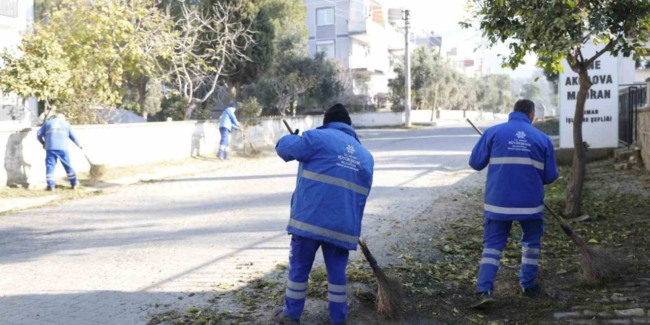 Çine’de sahaya inen ekipler temizlik ve bakım çalışması yaptı