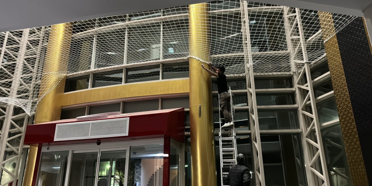 Örgü file ile güvenli yaşam alanları