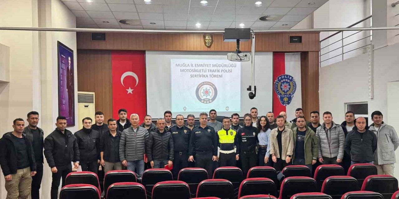 Muğla’da 25 yeni personel sertifikasını aldı