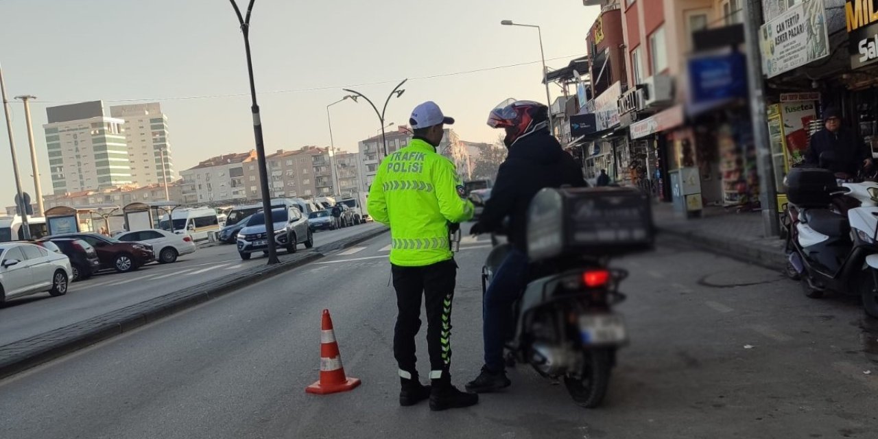 Motosiklet denetiminde 2,2 milyon liralık ceza