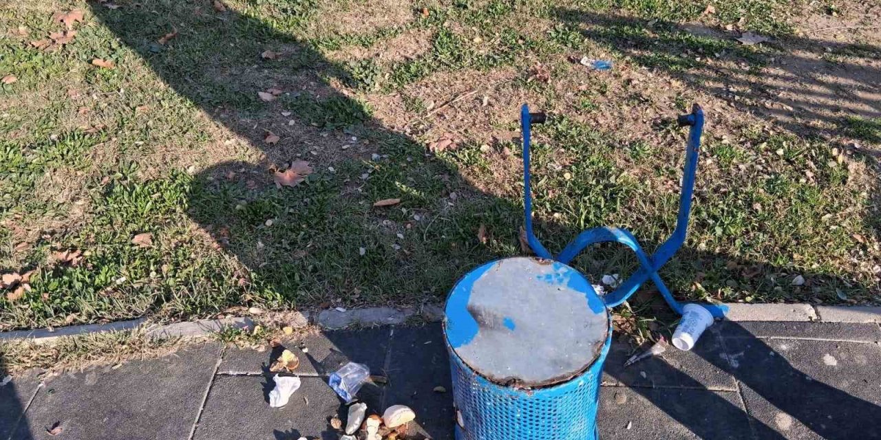 Parklara zarar veren şahıslar tespit edilecek