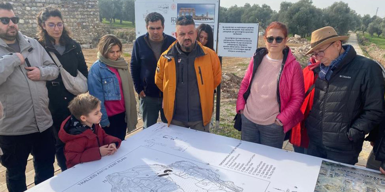 Şehir plancıları Tralleis’te Tarih ve kent planlamasını bir arada inceledi