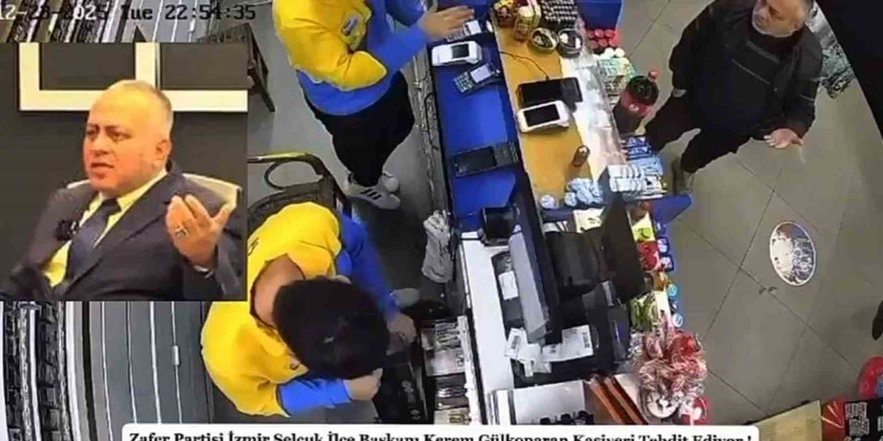 Siyasi parti ilçe başkanından kasiyere tehdit