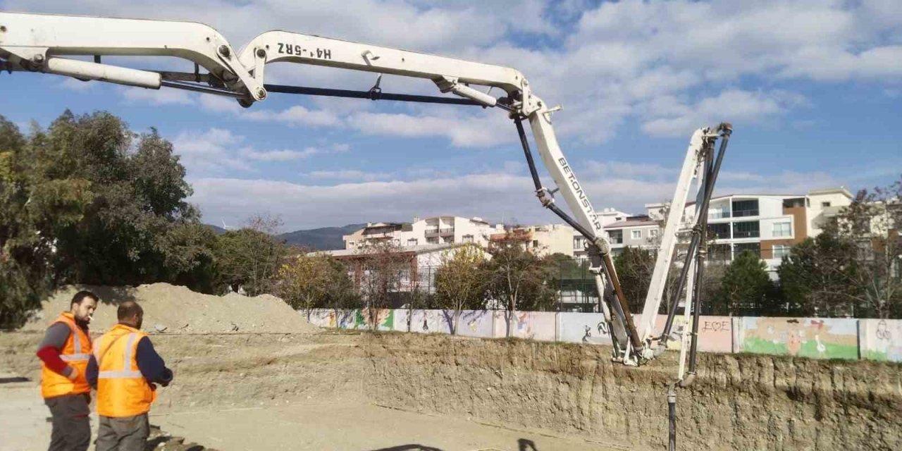 Söke’de Atatürk Ortaokulu’nun temeli atıldı