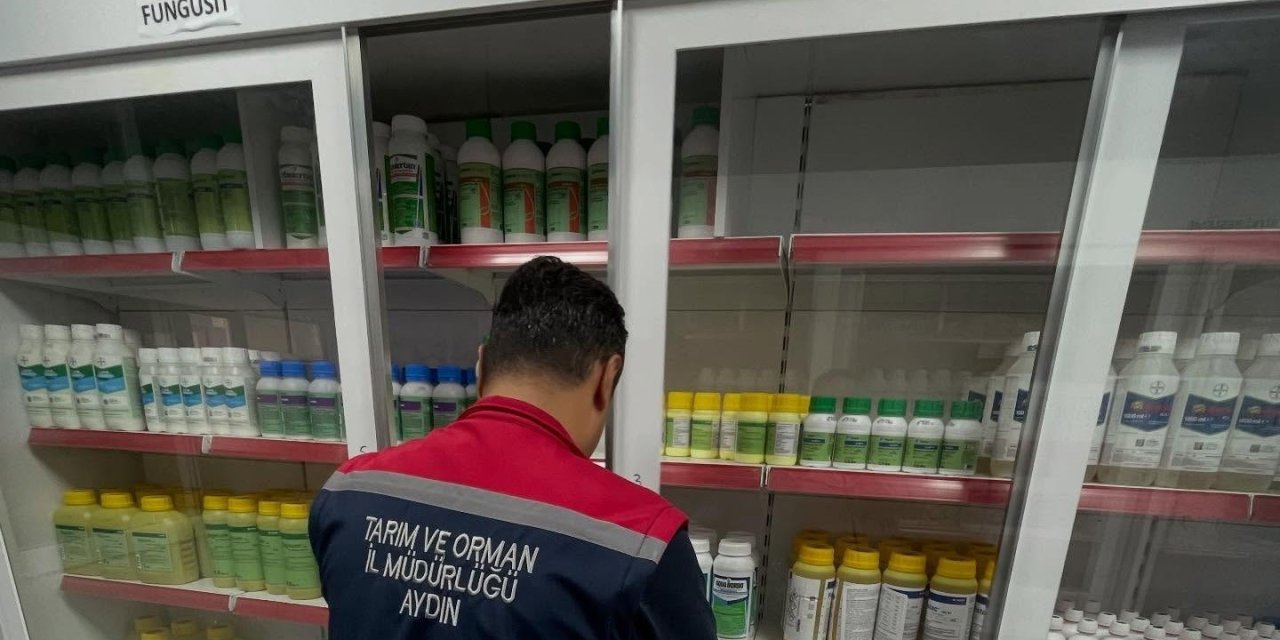 Köşk’te bitki koruma ürünü satış yerlerine denetim yapıldı