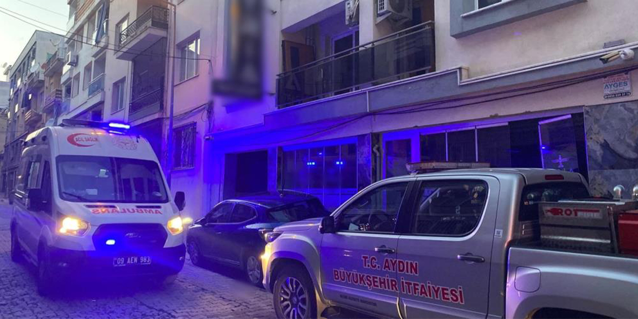 Efeler’de apart odasında yangın paniği