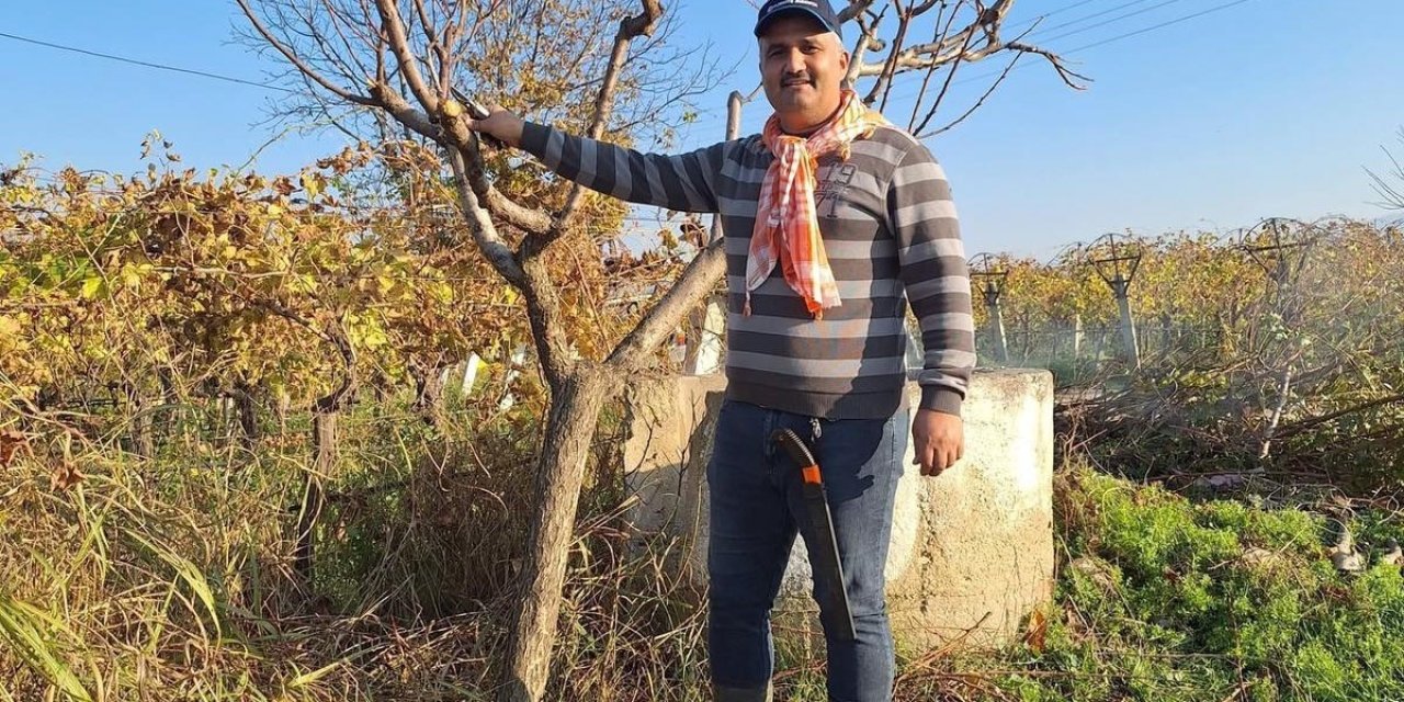 Çiftçinin mesaisi kışın da sürüyor