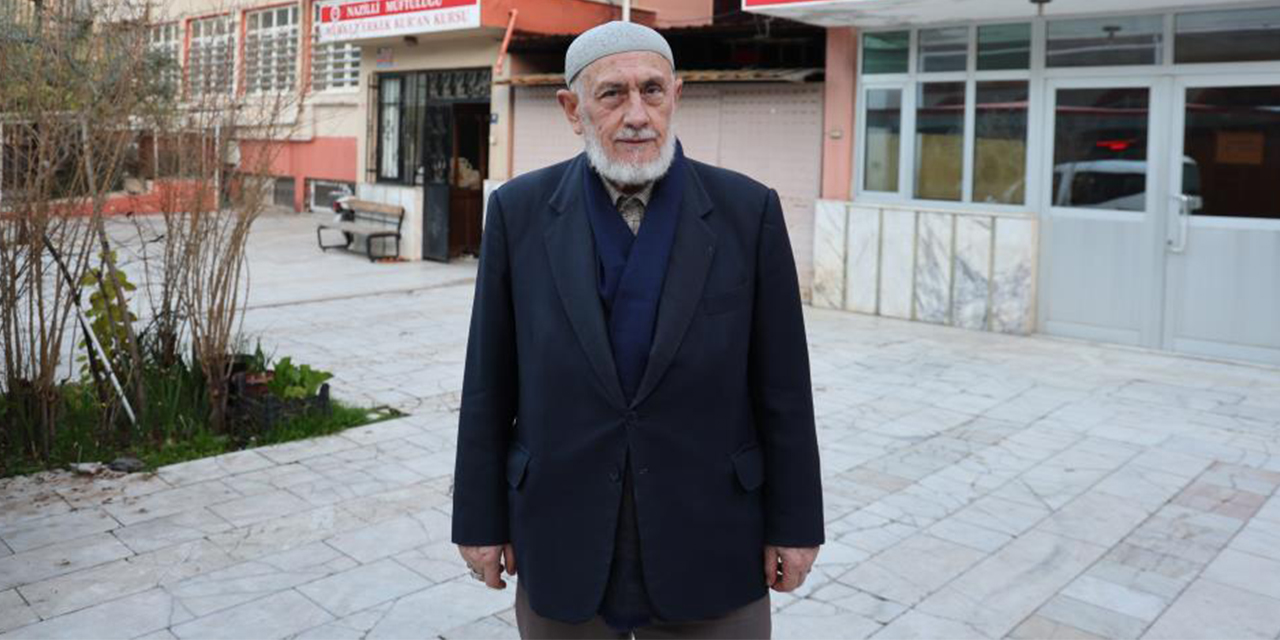 Nazilli’nin hafız çınarı: Ahmet Avcı, 68  yıldır Koca Camii’nde Kur’an hizmetinde
