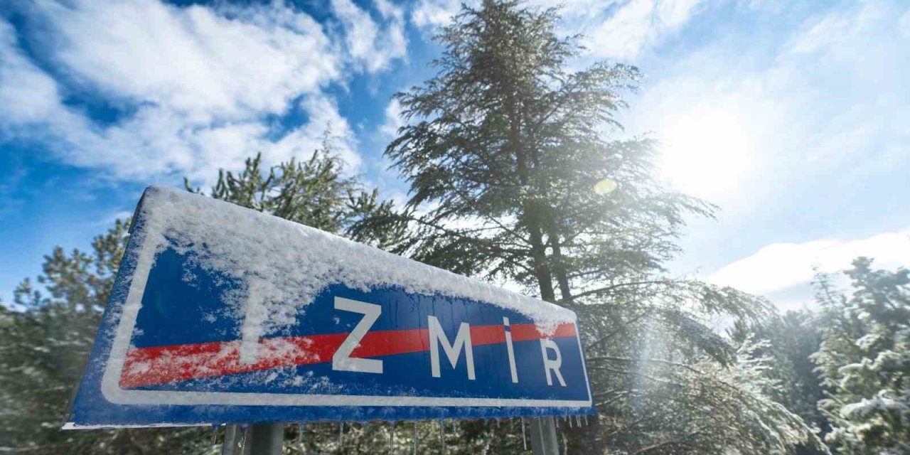 İzmir’in yüksek kesimlerinde karla mücadele