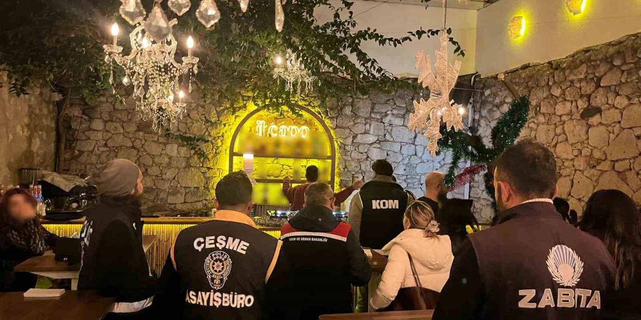 Çeşme’de yılbaşı öncesi ‘huzur’ denetimi