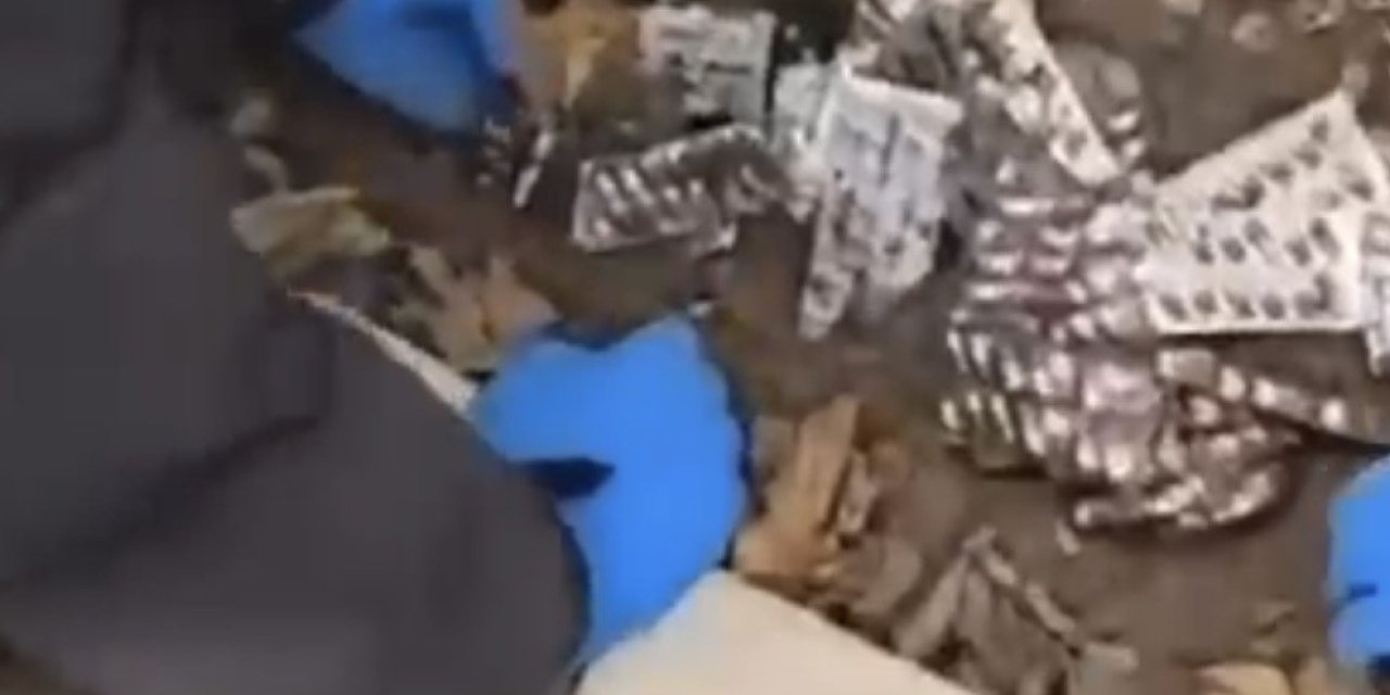 İzmir’de bahçeden 9 bin uyuşturucu hap çıktı