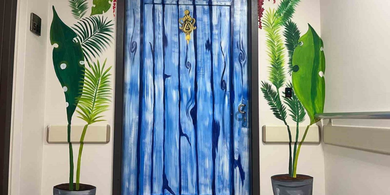 Hastane duvarları ‘İyileştiren Koridorlar’la hayat buldu