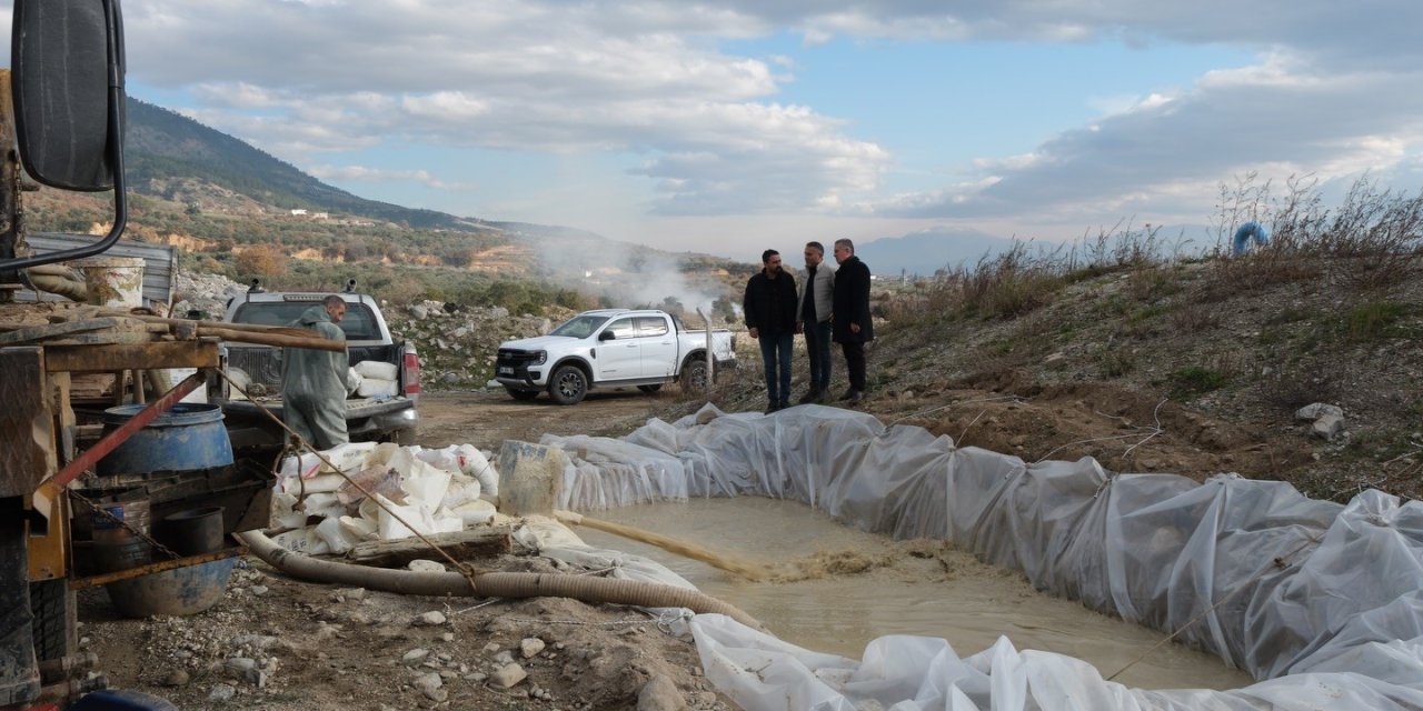 Başkan Erol, sondaj çalışmalarını inceledi
