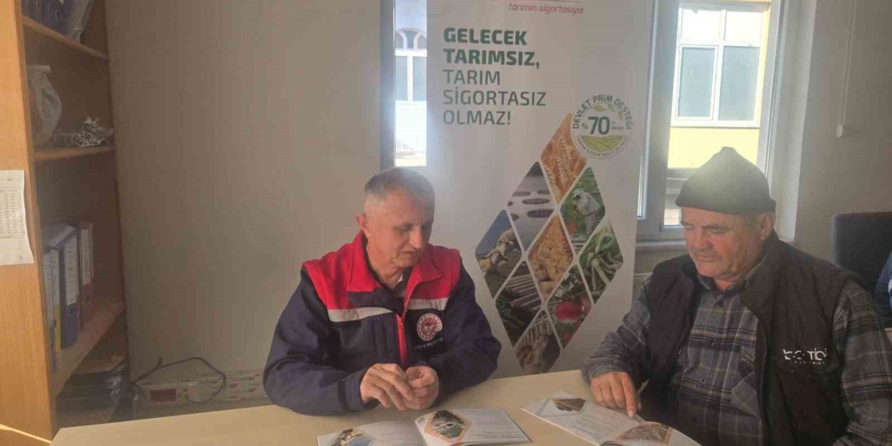 Bozdoğanlı üreticiler, tarım sigortaları konusunda bilgilendirildi
