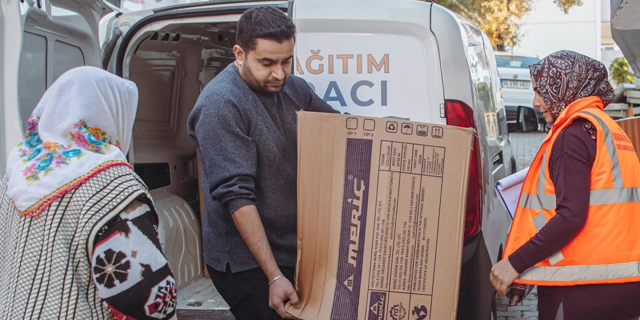 Kuşadası Belediyesi’nden kış desteği: Soba yardımı başladı