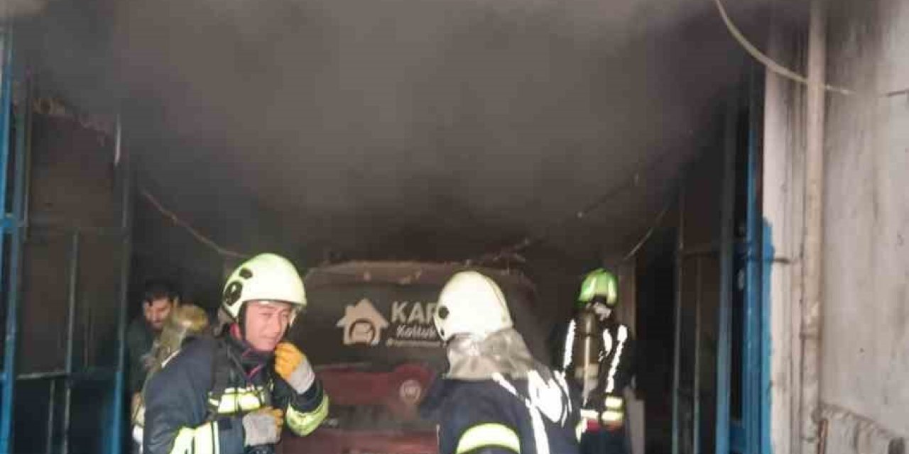 Sobaya dökülen maddenin parlaması sonucu bir çocuk yaralandı