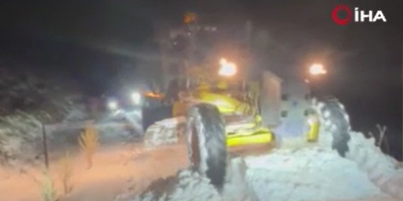Kar ve tipide mahsur kalan vatandaslar 1 saatlik çalışmayla kurtarıldı