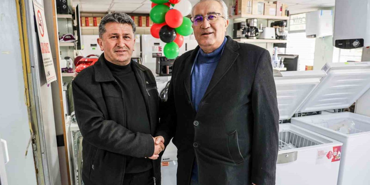 Başkan Arslan Çameli esnafı ile bir araya geldi