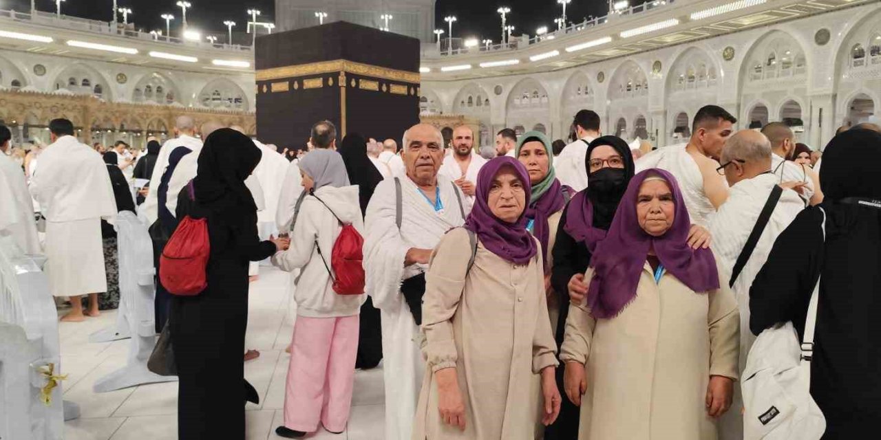 Denizlili umreciler Mekke’de ilk umre ibadeti gerçekleştirildi