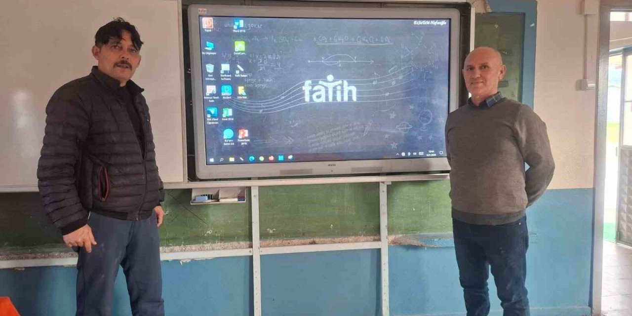 Sığırtmaçlı İlkokulu’nda teknolojiyle eğitim hamlesi