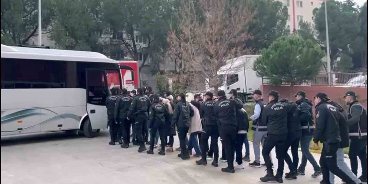 Manisa’da suç örgütüne darbe: 15 şüpheli gözaltında