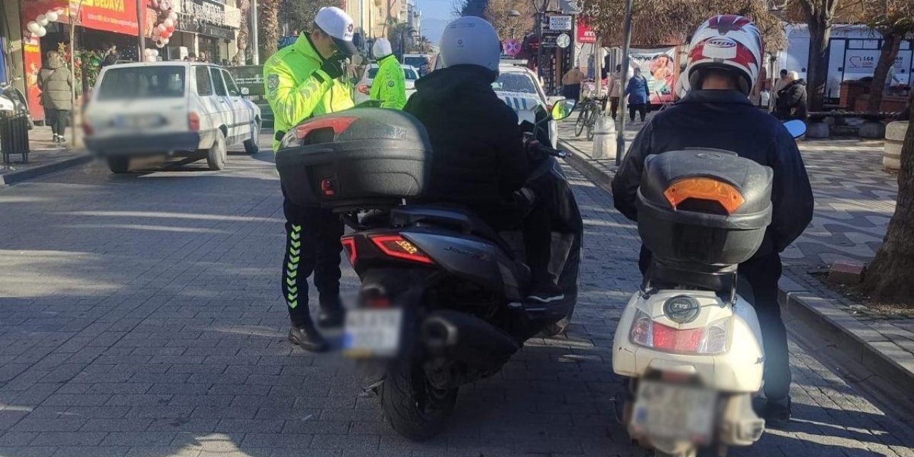 Manisa’da motosiklet denetiminde 3,25 milyon TL ceza kesildi