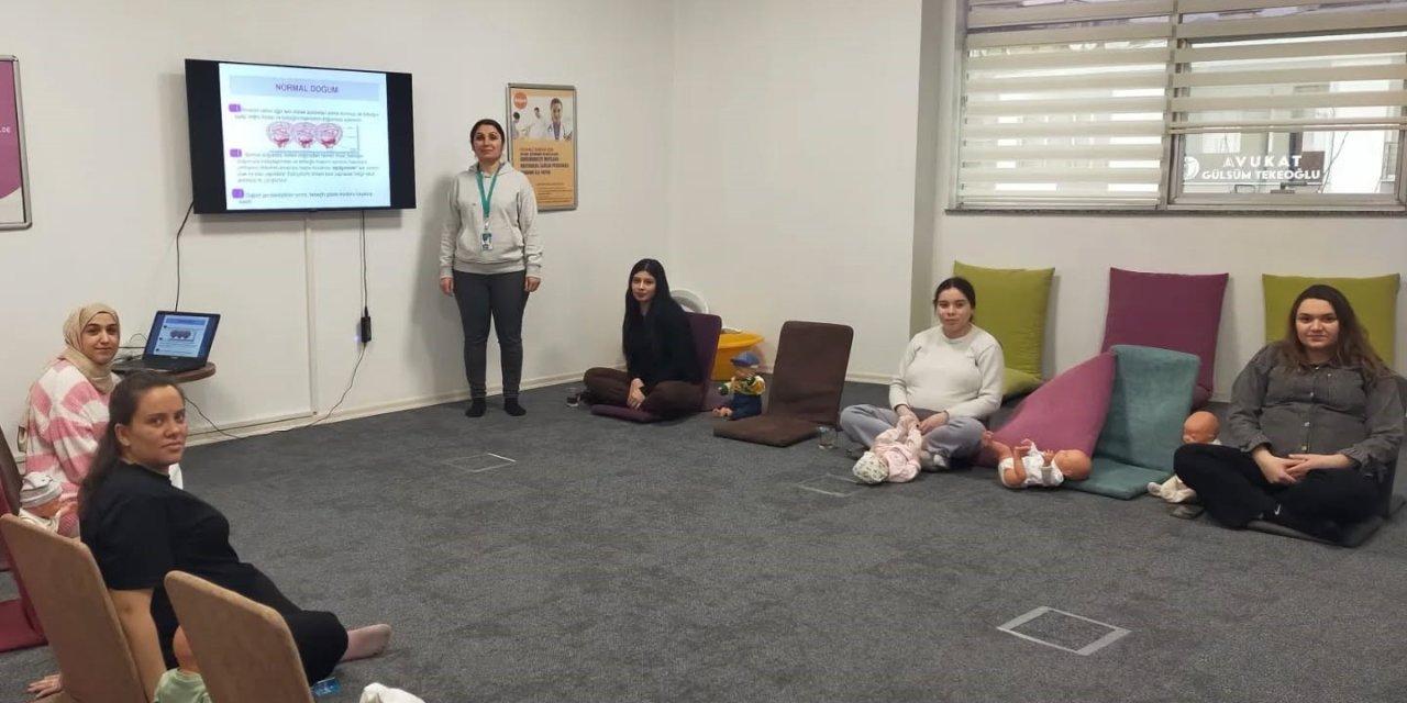 Nazilli’de gebe okulunda eğitimler sürüyor