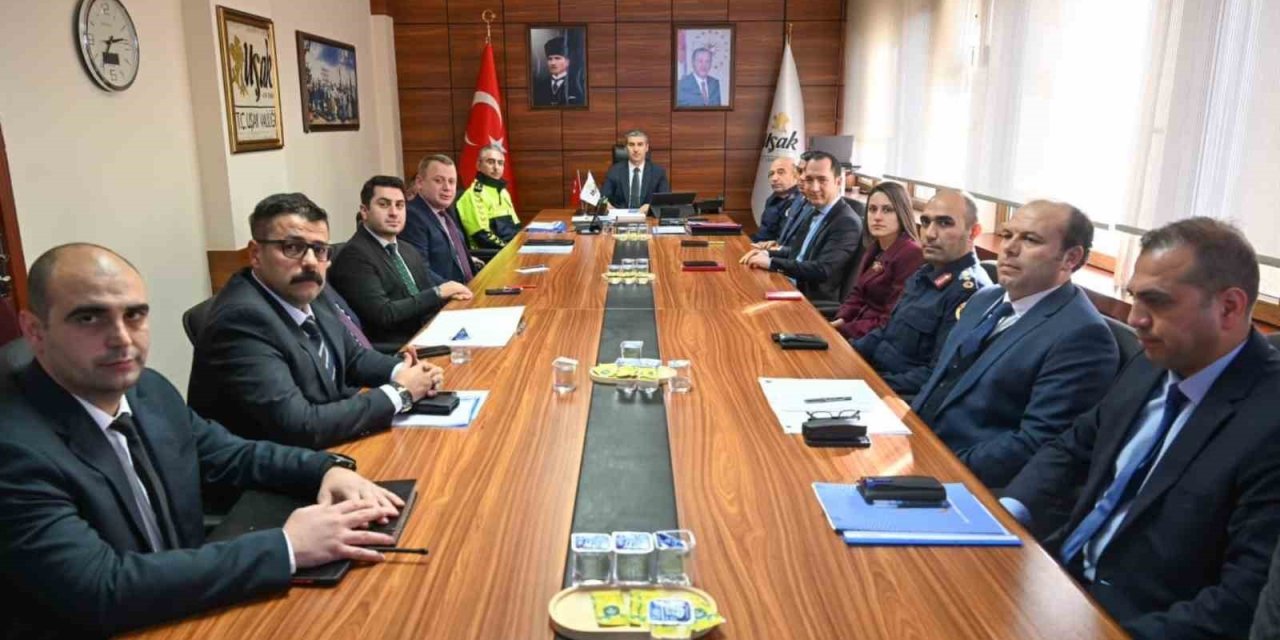 Uşak’ta İl Güvenlik Asayiş ve Koordinasyon Kurulu toplandı
