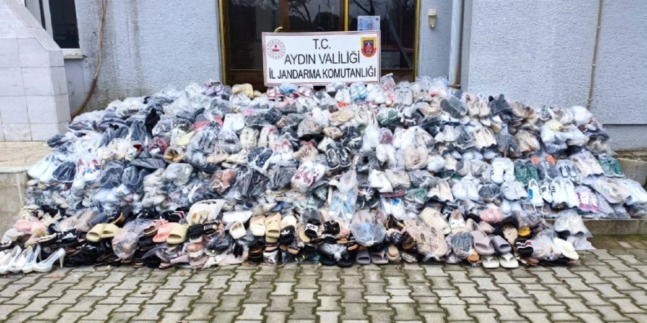 Aydın’da kaçak ayakkabı operasyonu
