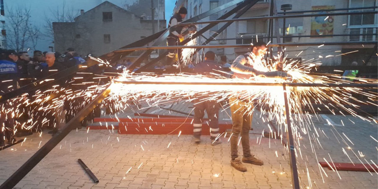 Büyükşehir–Kuşadası gerilimi tırmanıyor:  Hizmet alanına zabıta baskını