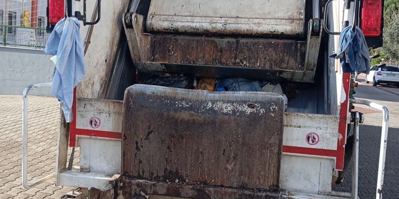 Marmaris’te Belediyesi çöp kamyonunun çarptığı kadın öldü