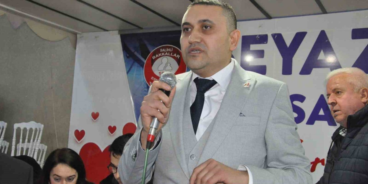 Salihli Bakkallar Esnaf Odası’nın yeni başkanı Özcan Çetin oldu