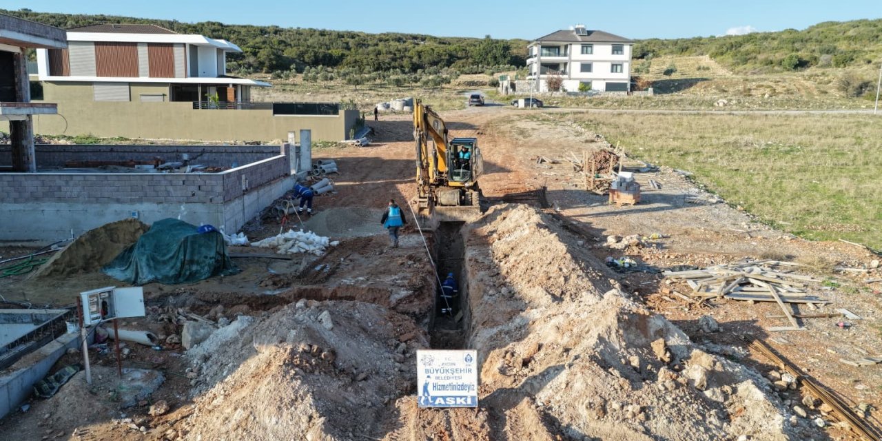 Aydın Büyükşehir Belediyesi’nin Didim’de altyapı çalışmaları sürüyor