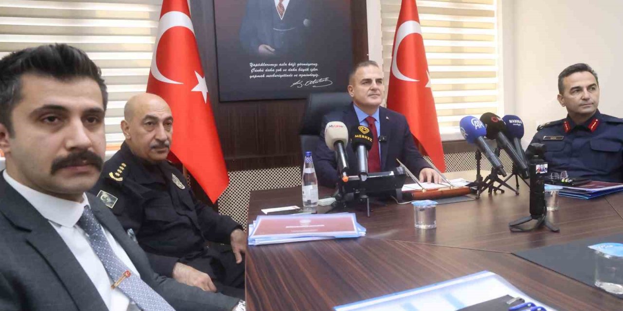 Vali Akbıyık 2025 yılı asayiş-güvenlik rakamlarını değerlendirdi