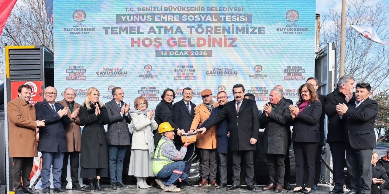 Yunus Emre Sosyal Tesisinin temeli törenle atıldı