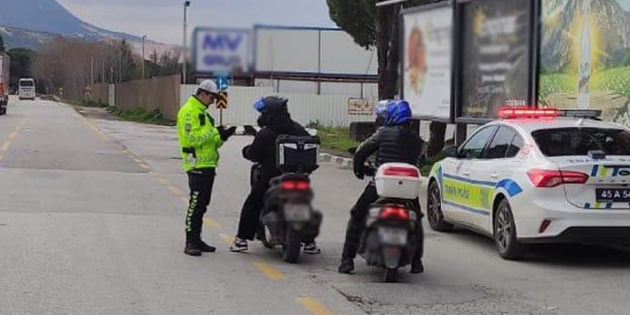 Manisa’da 3 günlük motosiklet denetiminde 476 bin TL ceza