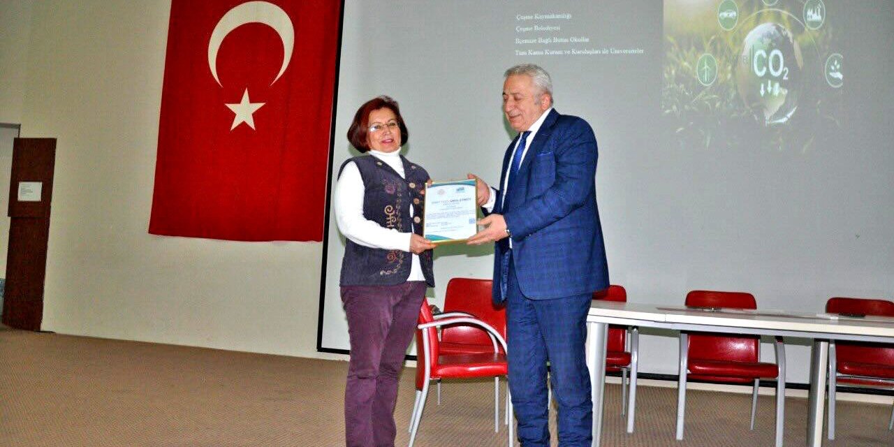 15 Eylül Mustafa Çapkan İlkokulu’na "Mavi Yeşil Okul Etiketi"