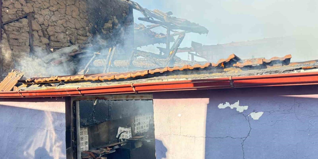 Bozdoğan’da ev alevlere teslim oldu