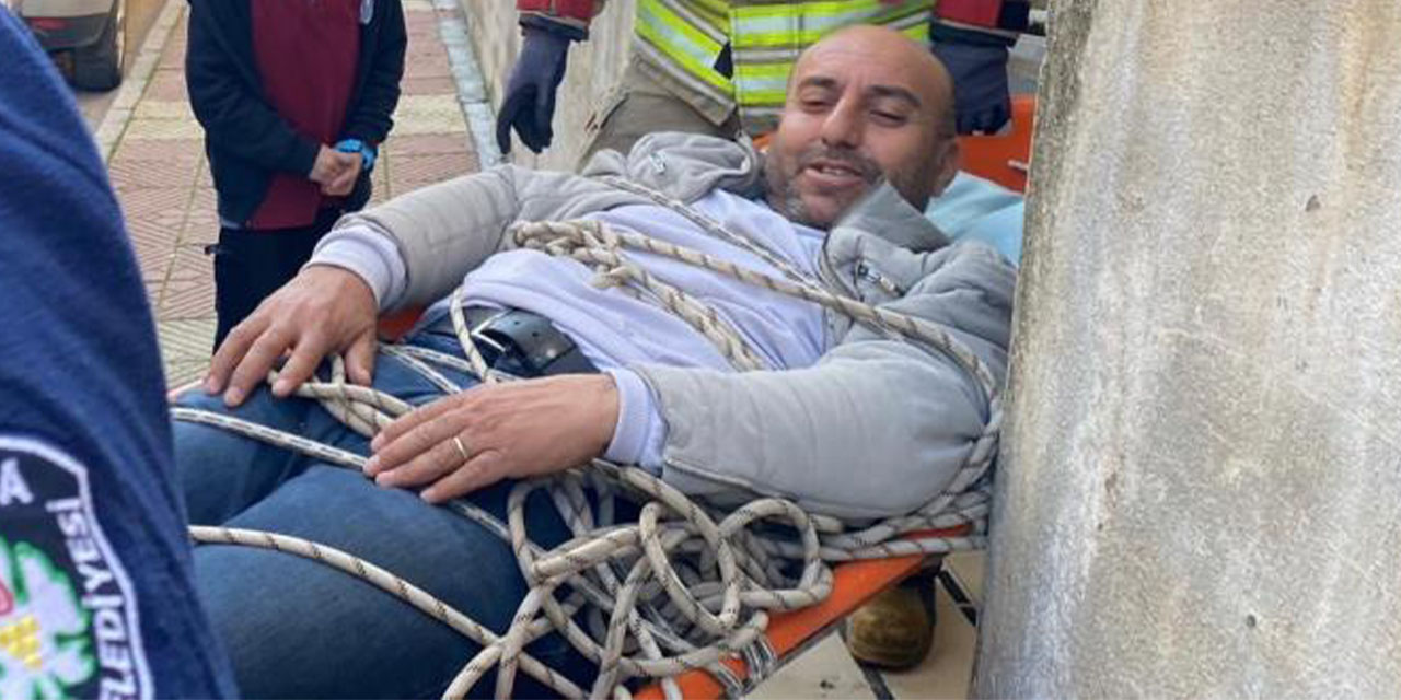 Asansör kulesinden düşen güvercin meraklısı yaralandı