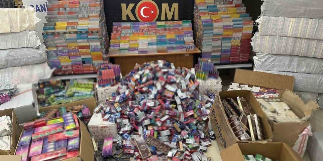Manisa’da dev kaçak sigara operasyonu: 1 tutuklama