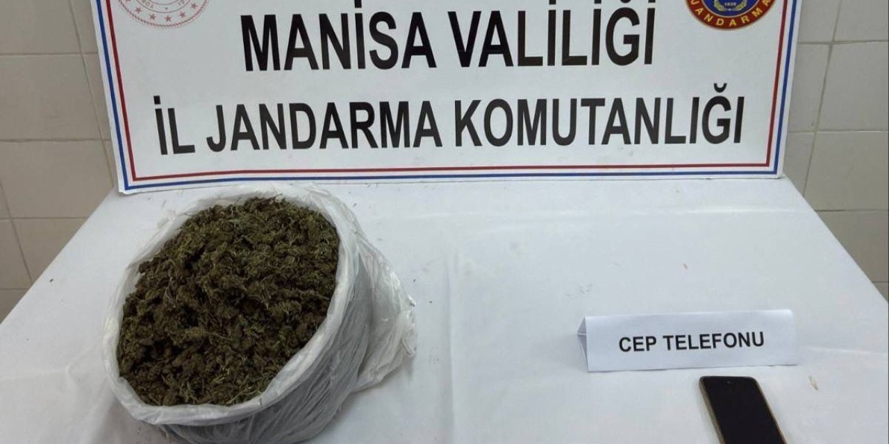 Gördes’te 2 kilo 352 gram kubar esrar ele geçirildi
