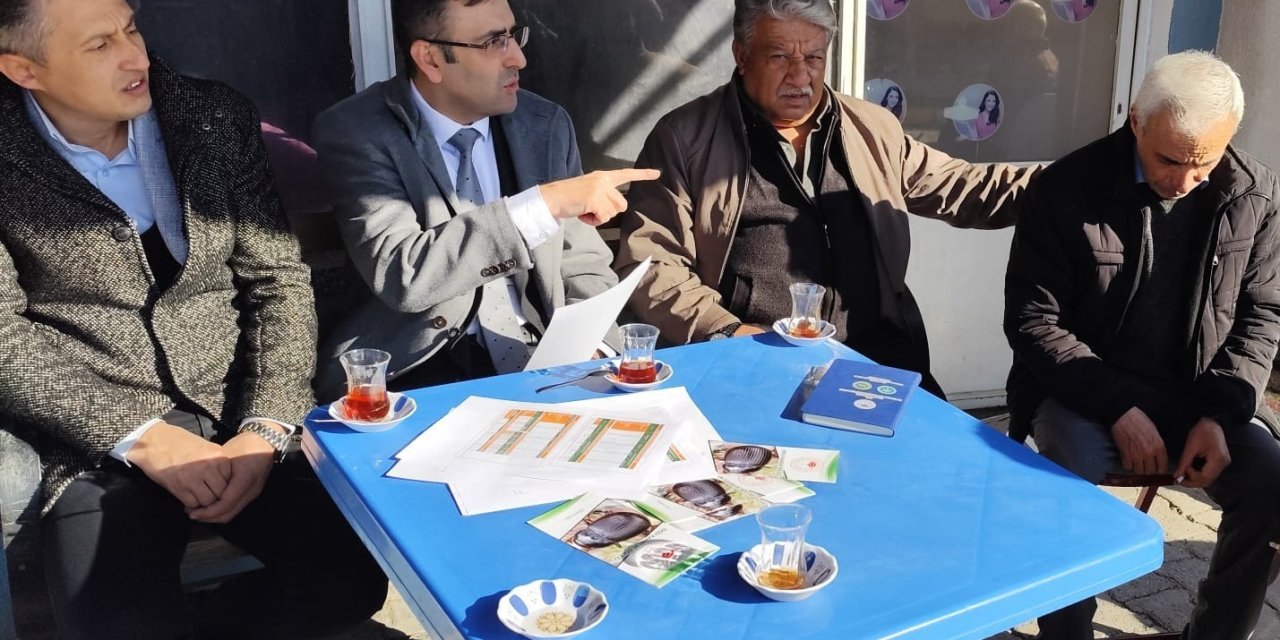 Uşak’ta tarım teşkilatı çiftçilerle bir araya geldi