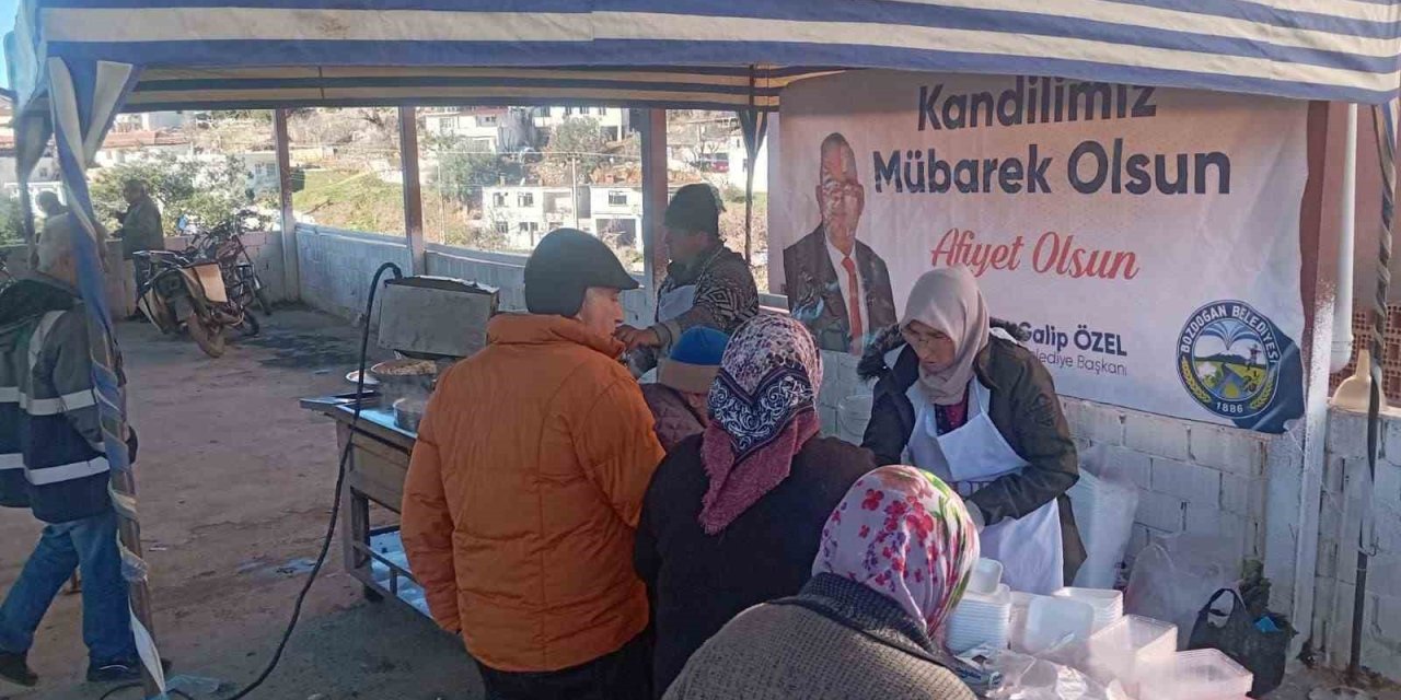 Bozdoğan Belediyesi’nden vatandaşa lokma ikramı