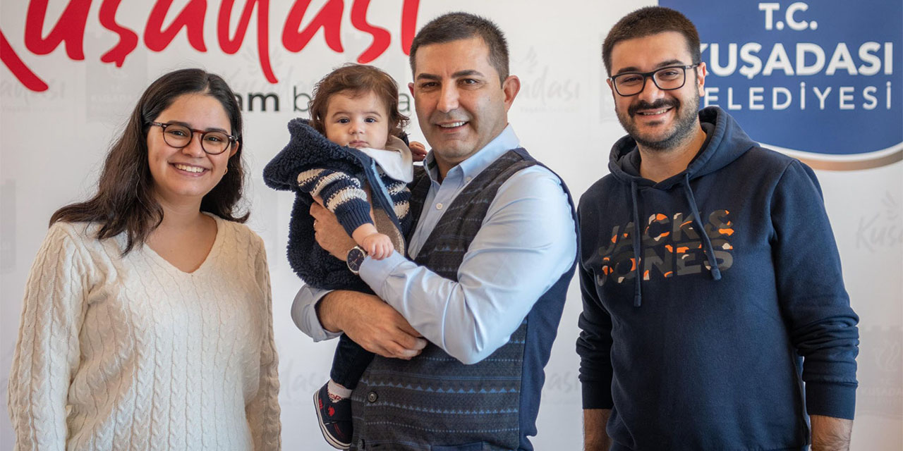 SMA’lı Teoman bebeğin ailesinden başkan Ömer Günel’e teşekkür ziyareti