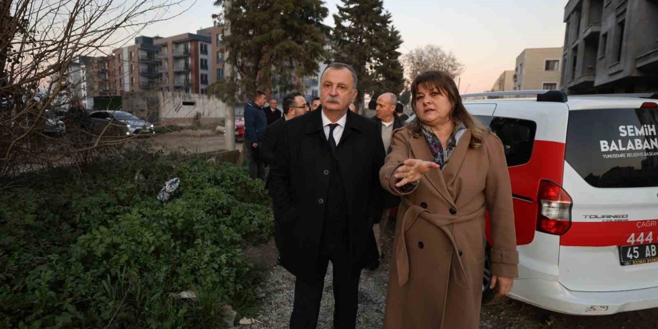 Başkan Balaban, Muradiye’de süren altyapı çalışmalarını inceledi