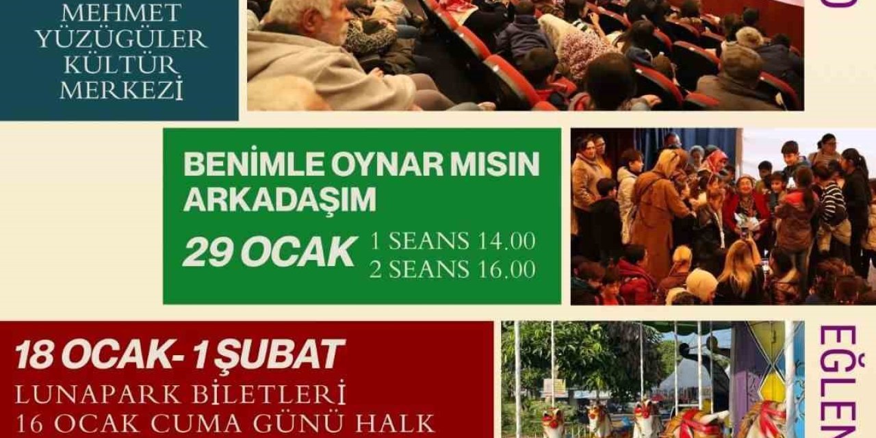 Nazilli Belediyesi’nden çocuklara yarıyıl tatili hediyesi