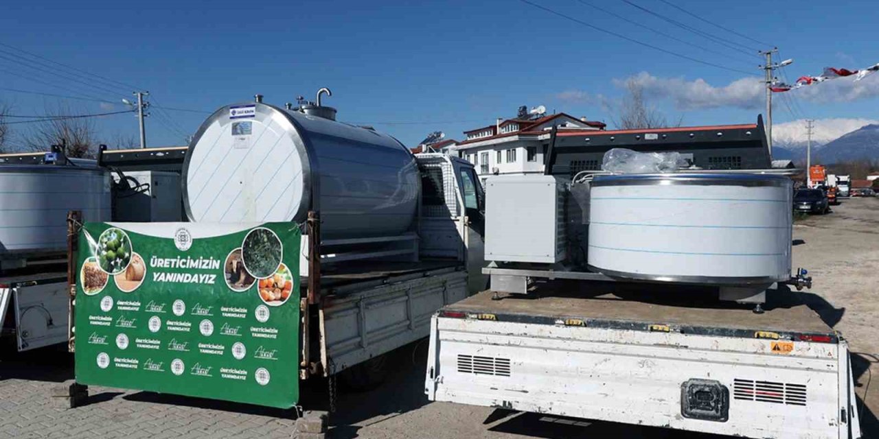 Muğla Büyükşehir’den süt üreticilerine büyük destek